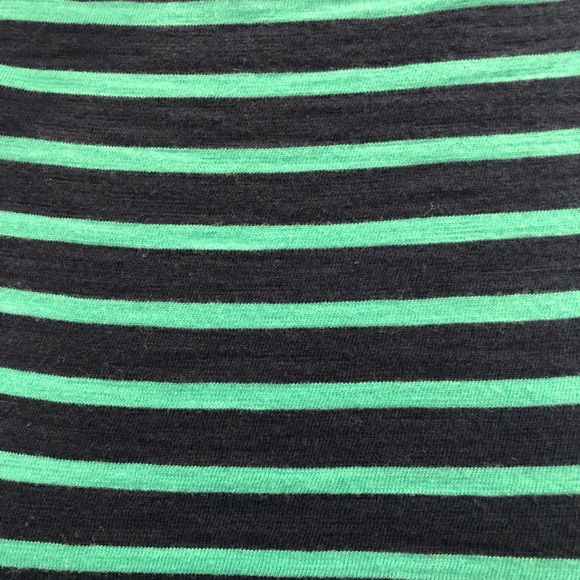 Garnet Hill Green & Navy Stripe Dress - Size M - Picture 9 of 9
